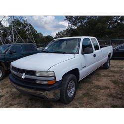 2000 CHEVROLET 2500 PICK UP, VIN/SN:1GCGC29U6YE383206 - GAS ENG, A/T, EXTENDED CAB, LONG BED, ODOMET