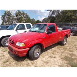 2002 MAZDA B3000 PICKUP, VIN/SN:4F4YR12U42TM21839 - GAS ENGINE, A/T, ODOMETER READING 122,417 MILES