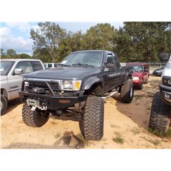 1990 TOYOTA TACOMA PICKUP, VIN/SN:JT4VN13D0L5020364 - 4X4, EXTENDED CAB, 6 CYL GAS ENGINE, A/T, WINC