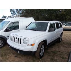 2011 JEEP PATRIOT SUV, VIN/SN:1J4NT1GB2BD287387 - V4 GAS ENG, A/T, ODOMETER READING 204,363 MILES