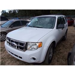 2009 FORD ESCAPE SUV, VIN/SN:1FMCU02759KA74913 - 4 CYL GAS ENGINE, A/T, ODOMETER READING 94,376 MILE