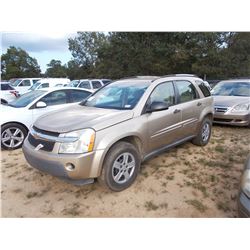 2006 CHEVROLET EQUINOX, VIN/SN:2CNDL13F966163546 - GAS ENG, A/T, ODOMETER READING 248,759 MILES