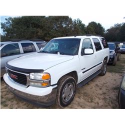 2005 GMC YUKON, VIN/SN:1GKEC13Z85J201021 - GAS ENG, A/T, ODOMETER READING 217,300 MILES