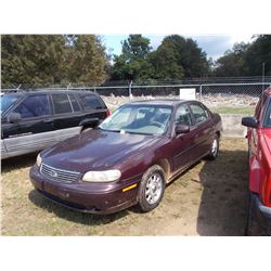 1998 CHEVROLET MALIBU, VIN/SN:1G1NE52M3W6208313 - V6 GAS ENGINE, A/T, ODOMETER READING 298,157 MILES