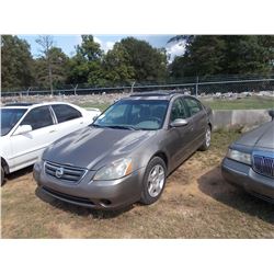 2003 NISSAN ALTIMA, VIN/SN:1N4AL11D83C258665 - 4 CYL GAS ENG, A/T, ODOMETER READING 197,960 MILES