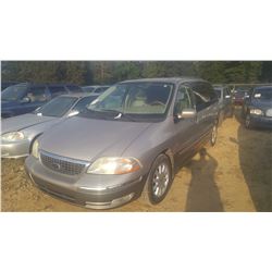 2003 FORD WINDSTAR VIN/SN:2FMDA58423BB52279 - PASSENGER VAN, V6 GAS ENGINE, AUTO TRANSMISSION, ODOME