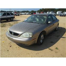 2002 MERCURY SABLE LS, VIN/SN:1MEHM55S42A645406 - LS SEDAN, GAS ENGINE, AUTO TRANSMISSION, ODOMETER 