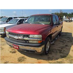 1999 CHEVROLET PICKUP, VIN/SN:2GCEK19TXX1144768 - Z71, 4X4, CREW CAB, GAS ENG, A/T