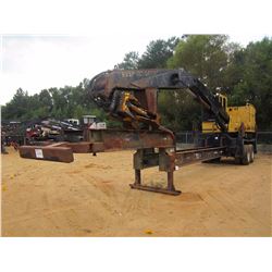 2002 TIGERCAT 250 LOG LOADER, VIN/SN:2500181 - HULTDINS GRAPPLE, ECAB W/AIR, MTD ON BIG JOHN TRAILER