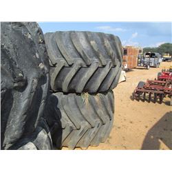 (2) 66-43.00-25 SKIDDER TIRES AND RIMS