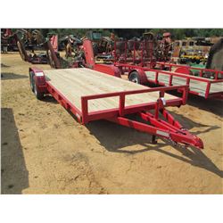 2017 TOPLINE TAG TRAILER, VIN/SN:SL2BU2024HT000378 - 83" X 20', T/A, SLID IN RAMPS, WOOD FLOOR, ST20