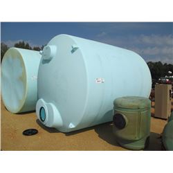 STORAGE TANK, - 6,500 GAL, HEAVY DUTY, UV STABILIZER, 12' TALL, 10' WIDE (UNUSED)
