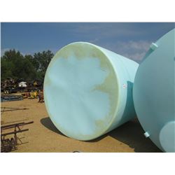 STORAGE TANK, - 6,500 GAL, HEAVY DUTY, UV STABILIZED, 12' TALL, 10' WIDE (UNUSED)