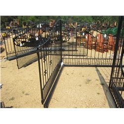 16' IRON GATE W/POST