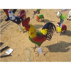 38" METAL ROOSTER