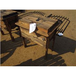 WOOD COOLER TABLE