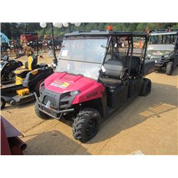 2013 POLARIS RANGER SIDE BY SIDE, VIN/SN:4XAWH50A2DE645791 - CREW CAB, 4X4, GAS ENGINE, CANOPY, DUMP