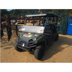 2013 POLARIS RANGER CREW SIDE BY SIDE, VIN/SN:4XAWH50A9DE650762 - GAS ENG, CANOPY, WINDSHIELD, DUMP 