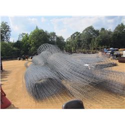 GALVANIZED FENCE, APPROX 3,800', 8' TALL