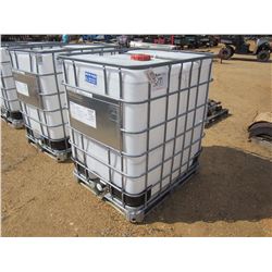 350 GALLON CONTAINER W/METAL CAGE