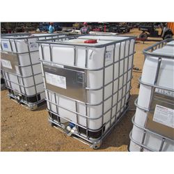 350 GALLON CONTAINER W/METAL CAGE