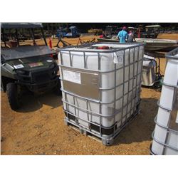 350 GALLON CONTAINER W/METAL CAGE