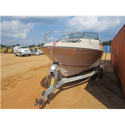 SPORT CRAFT FISHERMAN 210 FIBERGLASS BOAT, VIN/SN:SCR81011M485 - PROFILE 2000, T/A GALV TRAILER, (NO