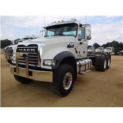 2017 MACK GU713 CAB & CHASSIS, VIN/SN:1M2AX07CXHM036391 - T/A, 455HP MACK MP8 ENGINE, ALLISON A/T, 4
