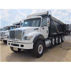 2007 INTERNATIONAL 7600 DUMP, VIN/SN:1HTWYAHT47J390583 - QUAD AXLE, CUMMINS DIESEL ENG, ALLISON 4500