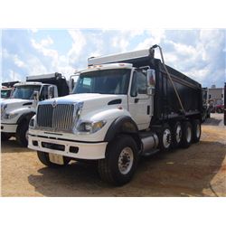 2007 INTERNATIONAL 7600 DUMP, VIN/SN:1HTWYAHT07J390581 - QUAD AXLE, CUMMINS DIESEL ENG, ALLISON 4500