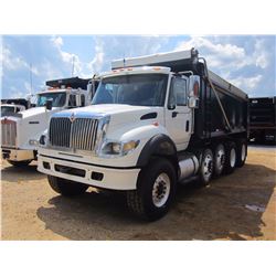2007 INTERNATIONAL 7600 DUMP, VIN/SN:1HTWYAHT27J390579 - QUAD AXLE, CUMMINS DIESEL ENG, ALLISON 4500