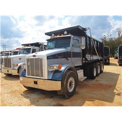2003 PETERBILT 357 DUMP, VIN/SN:NPALTOX83D807527 - TRI-AXLE, CAT C10 ENG, 8LL TRANS, 44K REARS, 20K 