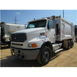 2008 STERLING LT9500 GARBAGE TRUCK, VIN/SN:2FZHAZDE58AZ68172 - T/A, CAT C13 DIESEL ENG, A /T, 46K RE