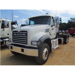 2016 MACK GU713 ROLL OFF TRUCK, VIN/SN:1M2AX04C5GM029657 - T/A, 405 HP MACK MP7 ENG, ALLISON 4500 RD