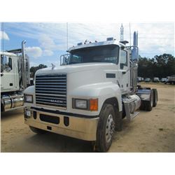 2017 MACK CHU613 TRUCK TRACTOR, VIN/SN:1M1AN07Y6HM026415 T/A, 505 HP MACK MP8 ENG, 18 SPD TRANS, 46 