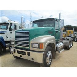 2013 MACK CHU613 TRUCK TRACTOR, VIN/SN:1M2AN07YXEM016851 - T/A, 445 HP MACK MP8 ENG, 13-SPD TRANS, E