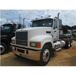 2009 MACK CHU613 TRUCK TRACTOR, VIN/SN:1M1AN09Y09N005133 - T/A, 415 HP MACK MP8 ENG, 10 SPD TRANS, 3