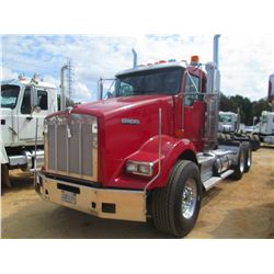 2011 KENWORTH T800 TRUCK TRACTOR, VIN/SN:1XKDDB9XXBJ283834 - T/A, 475HP CAT C15 DIESEL ENG, 10 SPD T