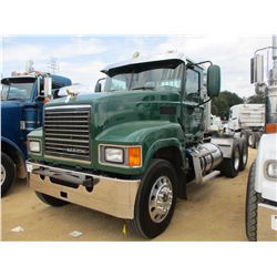 2012 MACK CHU613 TRUCK TRACTOR, VIN/SN:1M2AN07Y3CM01198 - T/A, 445 HP MACK MP8 ENG, 10 SPD TRANS, 46