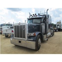 2001 PETERBILT 379 TRUCK TRACTOR, VIN/SN:1XP5DB9X31D560500 - T/A, CAT ENG, 18 SPD TRANS, 38K REARS, 