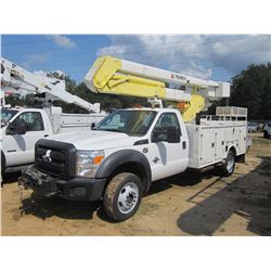 2011 FORD F550 BUCKET TRUCK, VIN/SN:1FDUF5HT1BEA47941 - S/A, V8, POWERSTROKE DIESEL ENG, AUTO TRANS,