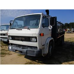 1991 KENWORTH K130 REEL TRUCK, VIN/SN:9DWWTF9T7MCM00322 - S/A, DIESEL ENGINE, 6 SPD TRANS, 14' FLATB
