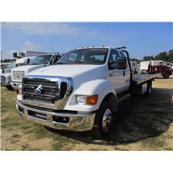 2013 FORD F650 ROLL BACK TRUCK, VIN/SN:3FRWX6FC8DV798290 - CREW CAB, JLG21RR08 21' ROLL BACK BODY, W