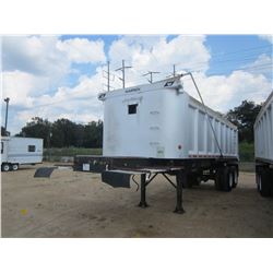 2005 WARREN DUMP TRAILER, VIN/SN:1W9AC46375P347317 - T/A, FRAME TYPE, ALUM, 25' BODY LENGTH, 29' FRA
