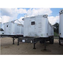 2005 WARREN DUMP TRAILER, VIN/SN:1W9AC46315P347315 - T/A, FRAME TYPE, ALUM, 25' BODY LENGTH, 29' FRA