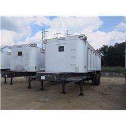 2005 WARREN DUMP TRAILER, VIN/SN:1W9AC46365P347313 - T/A, FRAME TYPE, ALUM, 25' BODY LENGTH, 29' FRA