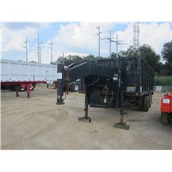 2006 BIG TEX 25 DUMP TRAILER, VIN/SN:16VDX182762697595 - DUAL T/A, GOOSENECK, 18' LENGTH, 235/85-16 