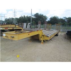 DORSEY MK15 LOWBOY TRAILER, VIN/SN:19448 - S/A, 22' WELL, 32" OVERALL LENGTH, 95" WIDTH, DOVETAIL, R
