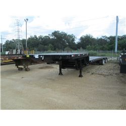 2018 PITTS DF53 STEP DECK TRAILER, VIN/SN:5JYDF5325JEP08700 - T/A, 53' LENGTH, DOVETAIL, RAMPS, SPRE