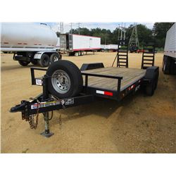 2012 HORTON BP818H7-T TRAILER, VIN/SN:5E2B21820C1045315 - T/A, BUMPER PULL, 14,000 GVWR, 6'10" WIDE,